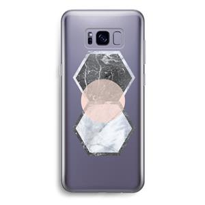 CaseCompany Creatieve toets: Samsung Galaxy S8 Transparant Hoesje