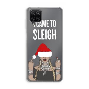 CaseCompany Came To Sleigh: Samsung Galaxy A12 Transparant Hoesje