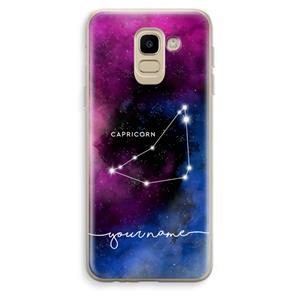 CaseCompany Sterrenbeeld - Donker: Samsung Galaxy J6 (2018) Transparant Hoesje