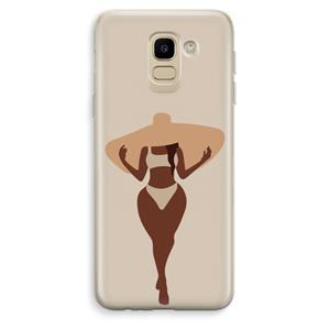 CaseCompany Let's get salty: Samsung Galaxy J6 (2018) Transparant Hoesje