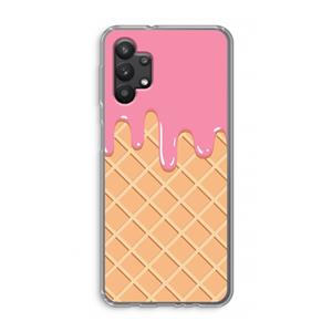CaseCompany Ice cream: Samsung Galaxy A32 5G Transparant Hoesje