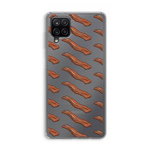 CaseCompany Bacon to my eggs #2: Samsung Galaxy A12 Transparant Hoesje