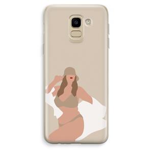 CaseCompany One of a kind: Samsung Galaxy J6 (2018) Transparant Hoesje