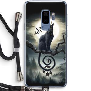 CaseCompany Moonlight Companions: Samsung Galaxy S9 Plus Transparant Hoesje met koord