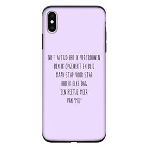 CaseCompany Zelfvertrouwen: iPhone XS Max Tough Case