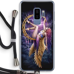 CaseCompany Aerial Angel: Samsung Galaxy S9 Plus Transparant Hoesje met koord