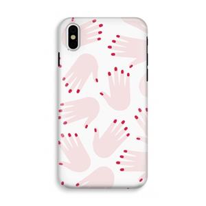 CaseCompany Hands pink: iPhone XS Tough Case