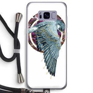 CaseCompany Golden Falcon: Samsung Galaxy S8 Plus Transparant Hoesje met koord
