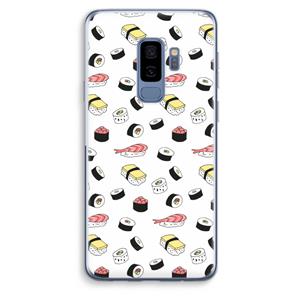 CaseCompany Sushi time: Samsung Galaxy S9 Plus Transparant Hoesje