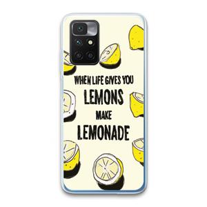 CaseCompany Lemonade: Xiaomi Redmi 10 Transparant Hoesje