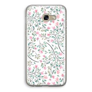 CaseCompany Sierlijke bloemen: Samsung Galaxy A5 (2017) Transparant Hoesje