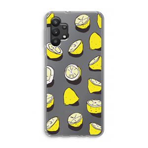 CaseCompany When Life Gives You Lemons...: Samsung Galaxy A32 5G Transparant Hoesje