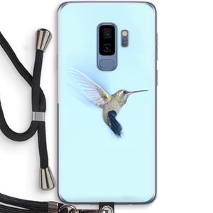 CaseCompany Kolibri: Samsung Galaxy S9 Plus Transparant Hoesje met koord