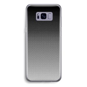 CaseCompany Musketon Halftone: Samsung Galaxy S8 Transparant Hoesje
