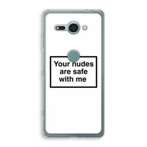 CaseCompany Safe with me: Sony Xperia XZ2 Compact Transparant Hoesje