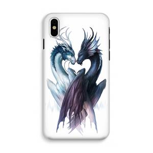 CaseCompany Yin Yang Dragons: iPhone XS Tough Case