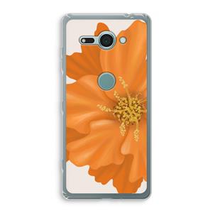 CaseCompany Orange Ellila flower: Sony Xperia XZ2 Compact Transparant Hoesje