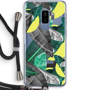 CaseCompany Fantasie jungle: Samsung Galaxy S9 Plus Transparant Hoesje met koord