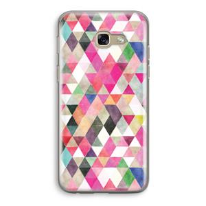 CaseCompany Gekleurde driehoekjes: Samsung Galaxy A5 (2017) Transparant Hoesje
