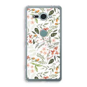 CaseCompany Sweet little flowers: Sony Xperia XZ2 Compact Transparant Hoesje