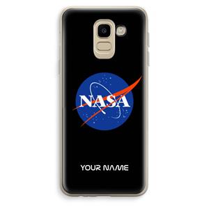 CaseCompany NASA: Samsung Galaxy J6 (2018) Transparant Hoesje