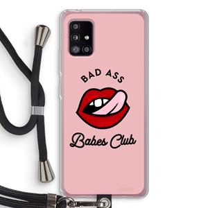 CaseCompany Badass Babes Club: Samsung Galaxy A51 5G Transparant Hoesje met koord