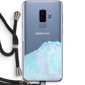 CaseCompany Fantasie pastel: Samsung Galaxy S9 Plus Transparant Hoesje met koord