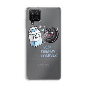 CaseCompany Best Friend Forever: Samsung Galaxy A12 Transparant Hoesje