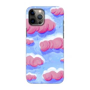 CaseCompany Roze wolken met vogels: Volledig geprint iPhone 12 Pro Max Hoesje