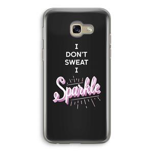 CaseCompany Sparkle quote: Samsung Galaxy A5 (2017) Transparant Hoesje