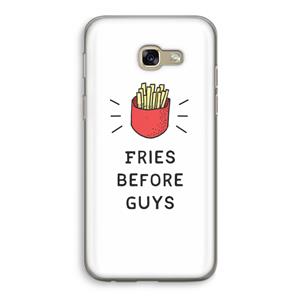 CaseCompany Fries before guys: Samsung Galaxy A5 (2017) Transparant Hoesje