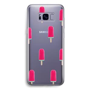CaseCompany Waterijsje: Samsung Galaxy S8 Transparant Hoesje