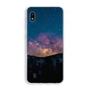 CaseCompany Travel to space: Samsung Galaxy A10 Transparant Hoesje