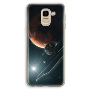 CaseCompany Mars Renaissance: Samsung Galaxy J6 (2018) Transparant Hoesje