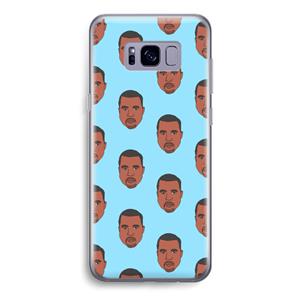 CaseCompany Kanye Call Me℃: Samsung Galaxy S8 Transparant Hoesje