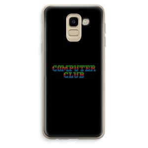 CaseCompany Retro: Samsung Galaxy J6 (2018) Transparant Hoesje