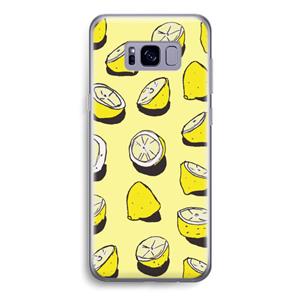 CaseCompany When Life Gives You Lemons...: Samsung Galaxy S8 Transparant Hoesje