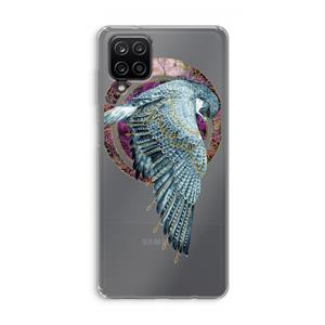 CaseCompany Golden Falcon: Samsung Galaxy A12 Transparant Hoesje