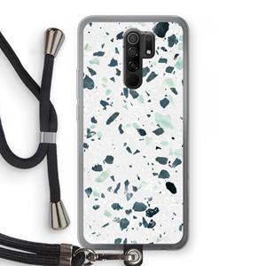 CaseCompany Terrazzo N°2: Xiaomi Redmi 9 Transparant Hoesje met koord