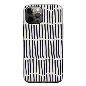 CaseCompany Moroccan stripes: iPhone 12 Pro Tough Case