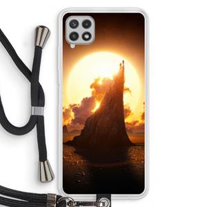 CaseCompany Children of the Sun: Samsung Galaxy A22 4G Transparant Hoesje met koord
