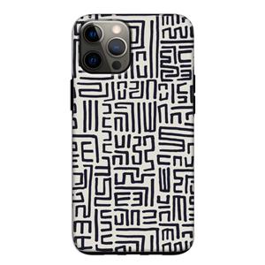 CaseCompany Moroccan Print: iPhone 12 Pro Tough Case