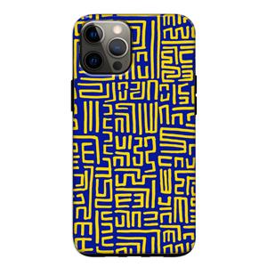 CaseCompany Majorelle Blue Print: iPhone 12 Pro Tough Case