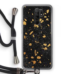 CaseCompany Terrazzo N°7: Xiaomi Redmi 9 Transparant Hoesje met koord