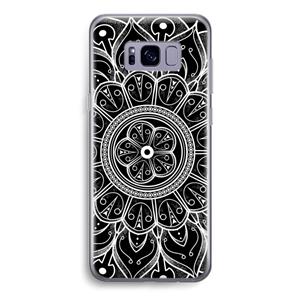 CaseCompany Roses Are Red: Samsung Galaxy S8 Transparant Hoesje