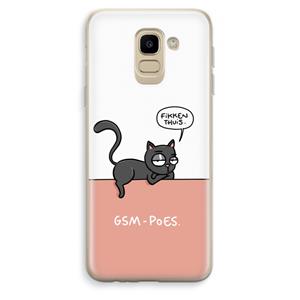 CaseCompany GSM poes: Samsung Galaxy J6 (2018) Transparant Hoesje
