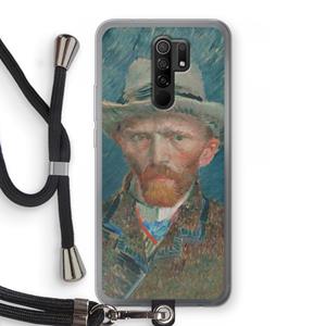 CaseCompany Van Gogh: Xiaomi Redmi 9 Transparant Hoesje met koord