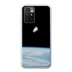 CaseCompany Alone in Space: Xiaomi Redmi 10 Transparant Hoesje
