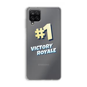 CaseCompany Victory Royale: Samsung Galaxy A12 Transparant Hoesje