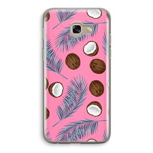 CaseCompany Kokosnoot roze: Samsung Galaxy A5 (2017) Transparant Hoesje